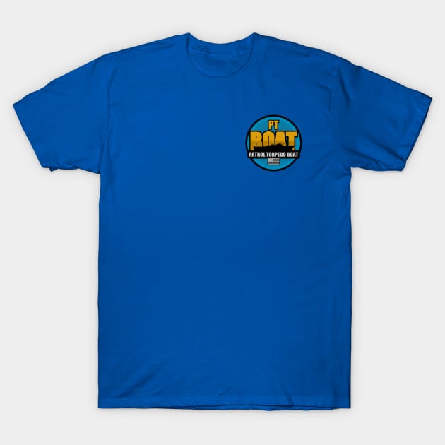 PT Boat (Small logo) T-Shirt by TCP